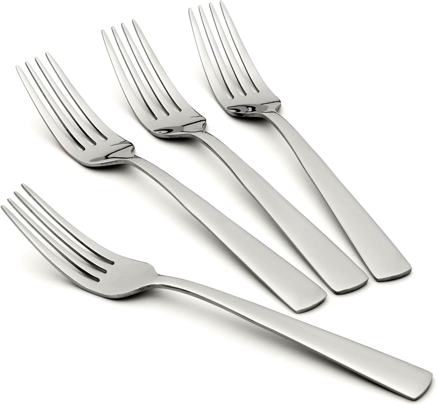 Oneida Everyday Nocha 4PK Salad Forks  Set of 4  Silver