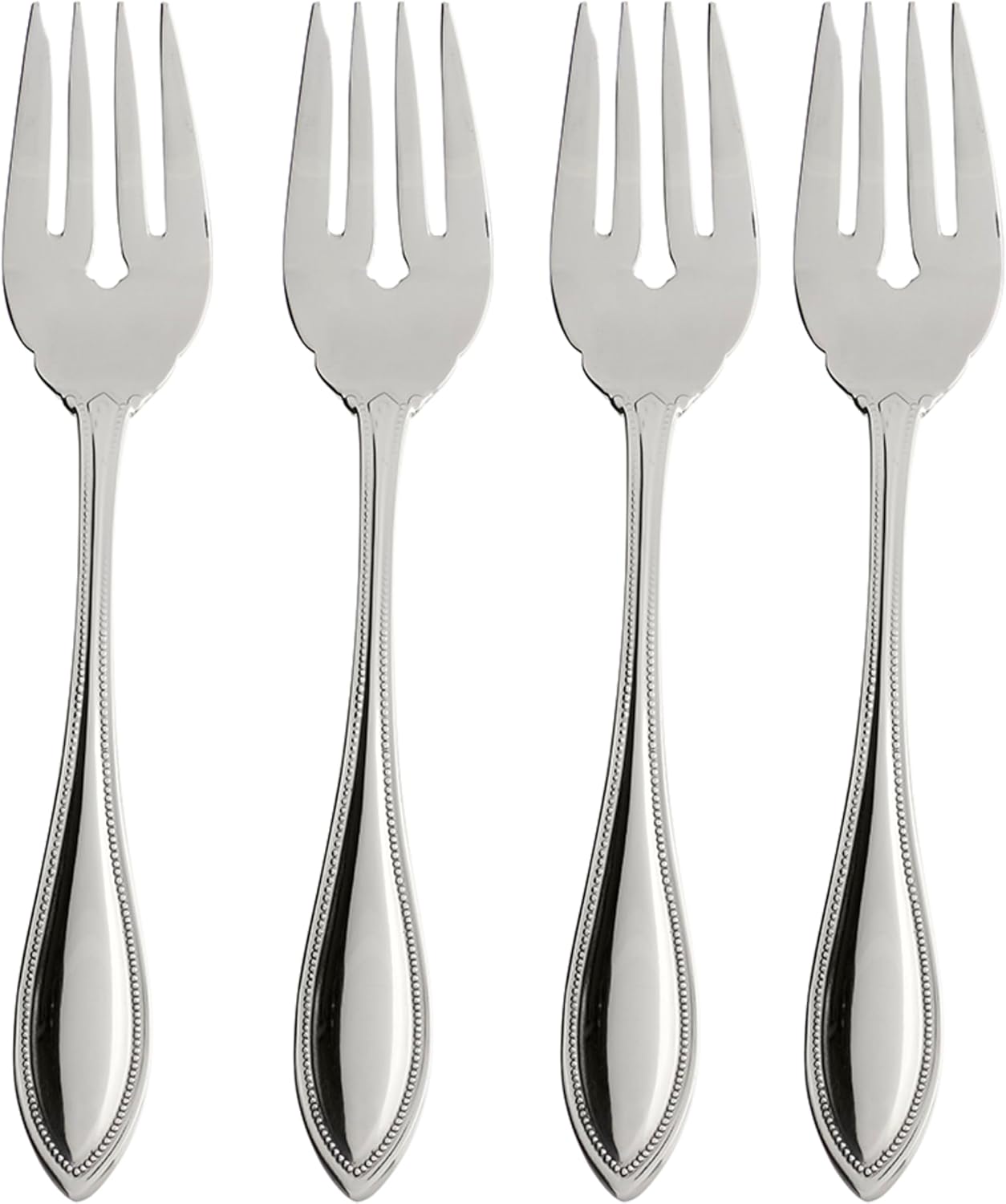 Oneida American Harmony Everyday Flatware Salad Forks  Set of 4