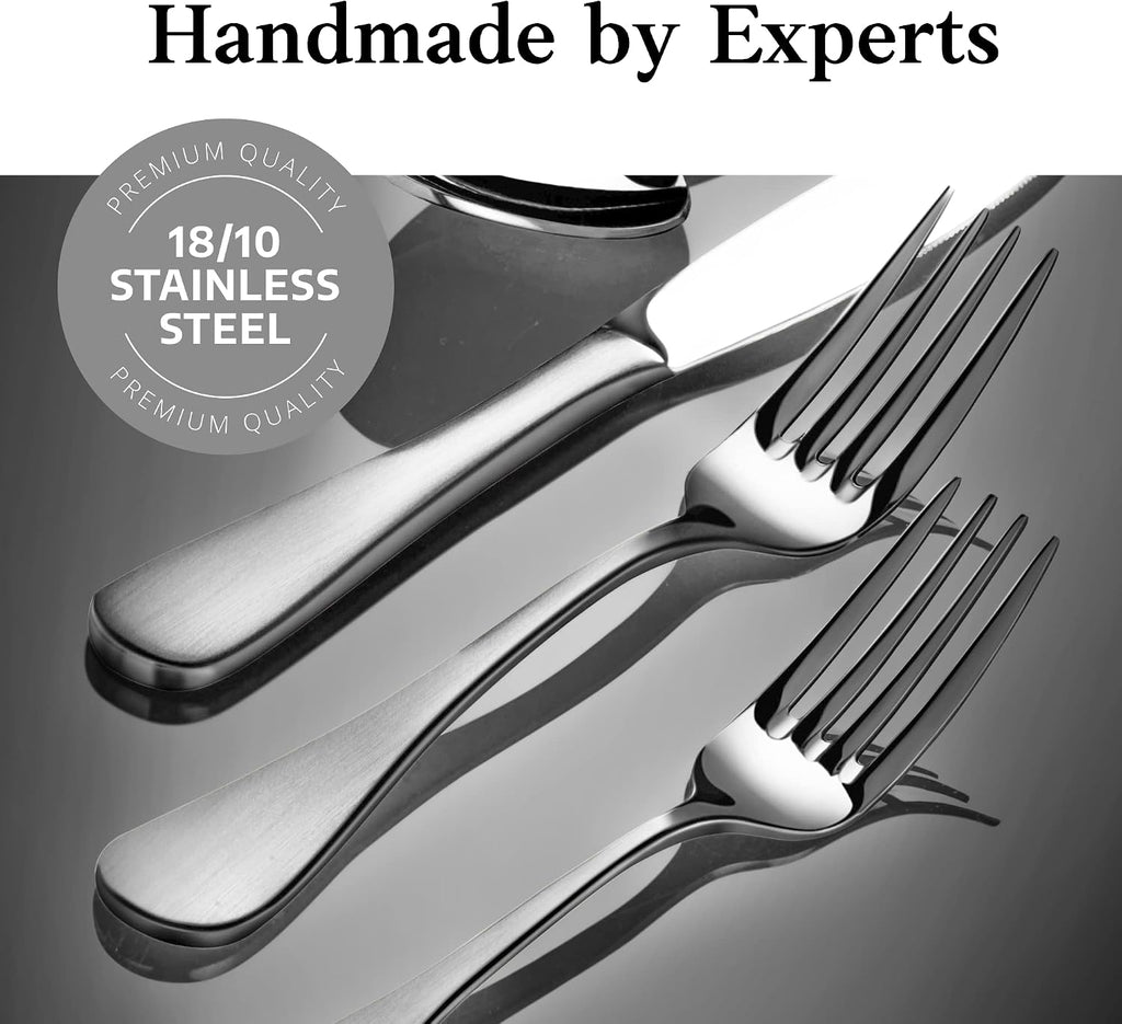Artaste Rain 18/10 Stainless Steel (Matte  Salad Fork (12-Piece))