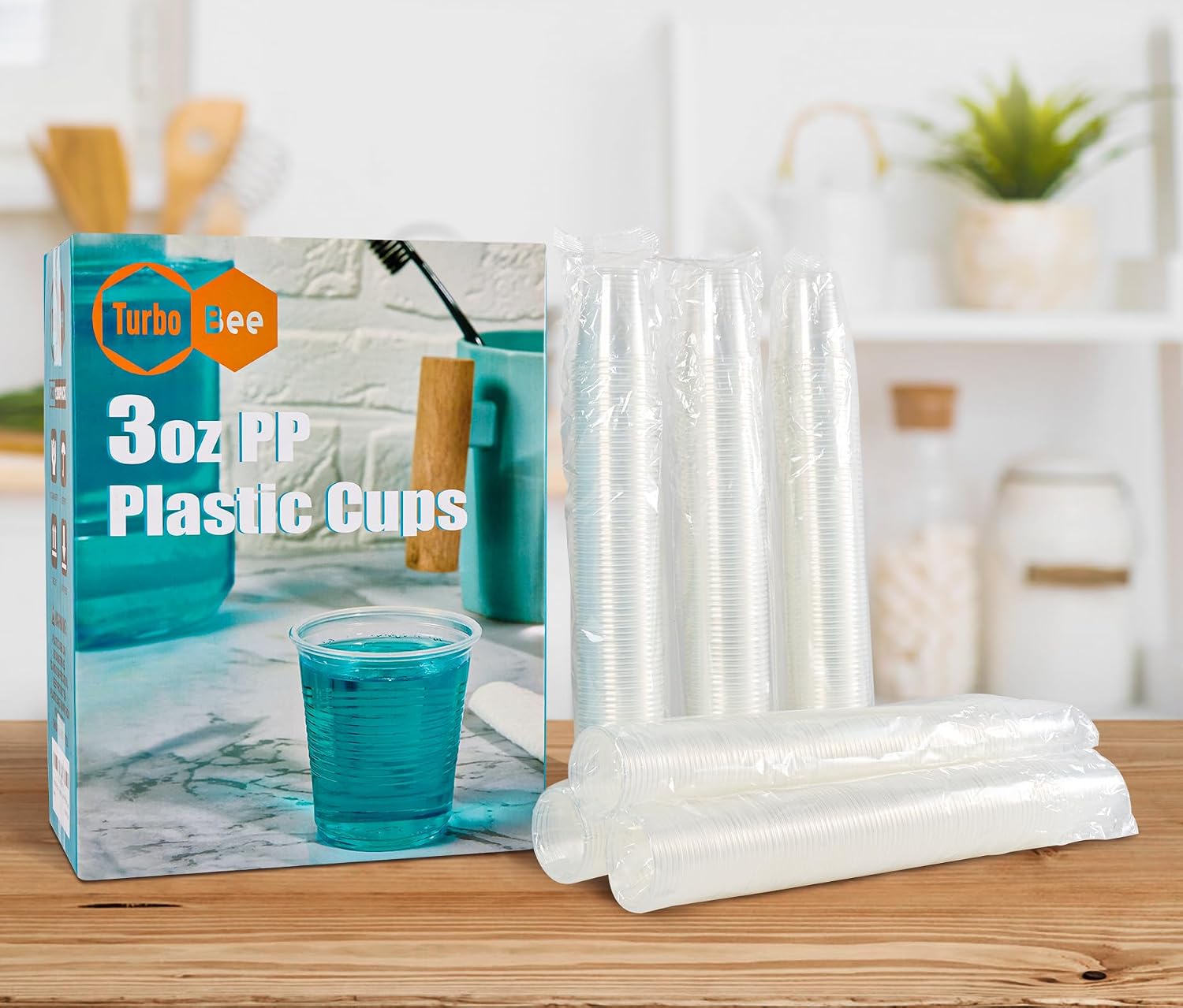 1200Pack 3oz Plastic Cups Disposable Mouthwash Cups 3 Ounce Small Clear Tumblers for Tasting  Drinking and Party