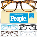 CCVOO 1.75 Reading Glasses for Women  Eye glasses  Blue Light Readers for Women  Cheaters