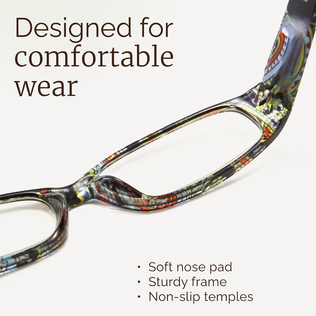 Gaoye +2.75 Readers for Women  Blue Light Blocking Reading Glasses  Stylish Reading Glasses for Women in 4 Patterns
