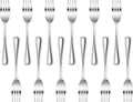 New Star Foodservice 1029734 Bead Pattern  18/0 Stainless Steel  Salad Fork  6.6-Inch Set of 12