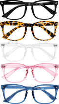 5 Pack Reading Glasses for Women Men  Blue Light Blocking Computer Readers UV Glare(Multicolor  1.75x)