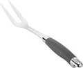 Anolon SureGrip Stainless Steel Meat Fork/Kitchen Tool  13.25 Inch  Gray 46288