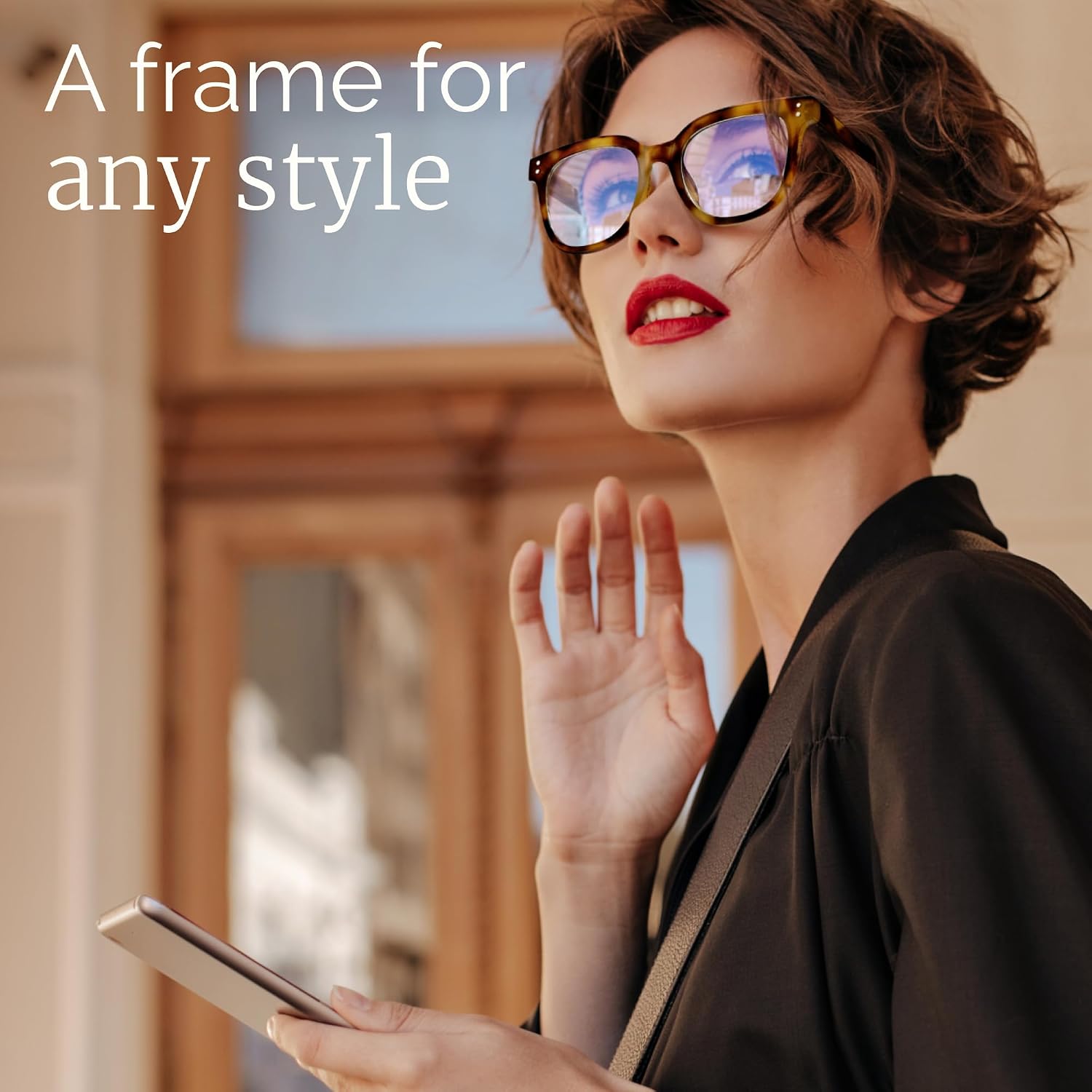 miyya Blue Light Glasses for Women & Men – Oversized UV & Blue Light Blocker Chunky Frames  All-Day Comfort  Stylish Eyewear