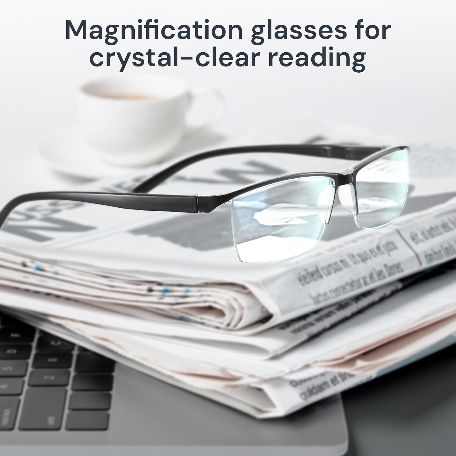 Gaoye 6 pack Executive Style Reading Glasses Men - Durable Readers with Blue Light Filtering - Comfortable Fit with TR90 Frames
