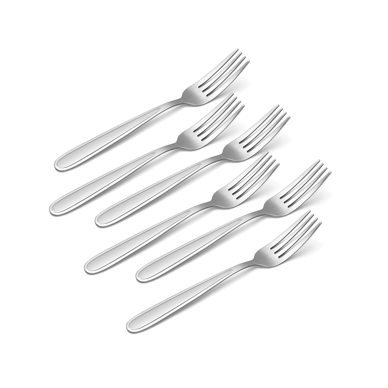Oneida H001006BL20 Jordan Sandblasted Everyday Dinner Forks  Set Of 6