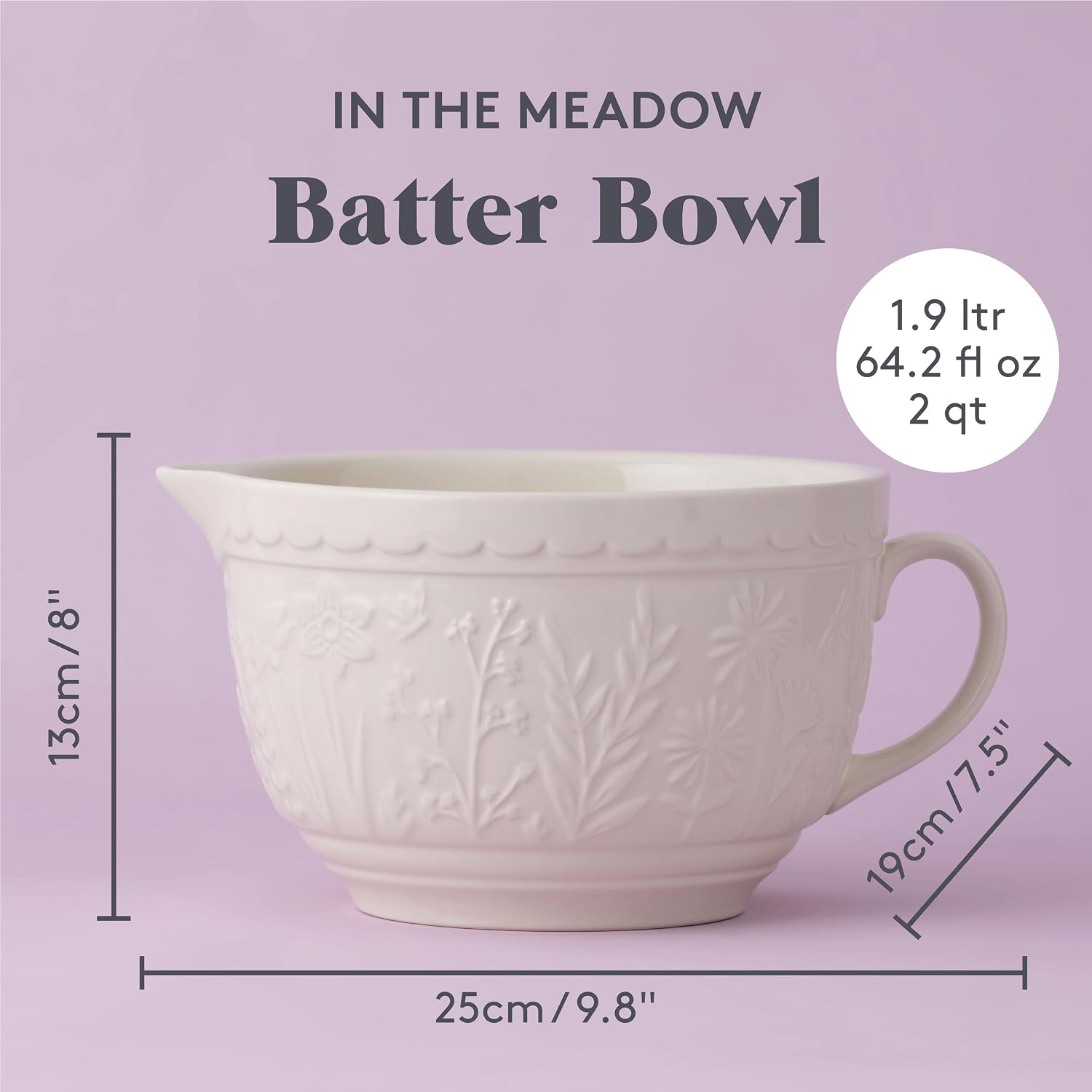 Mason Cash In the Meadow 2 Qt Batter Bowl