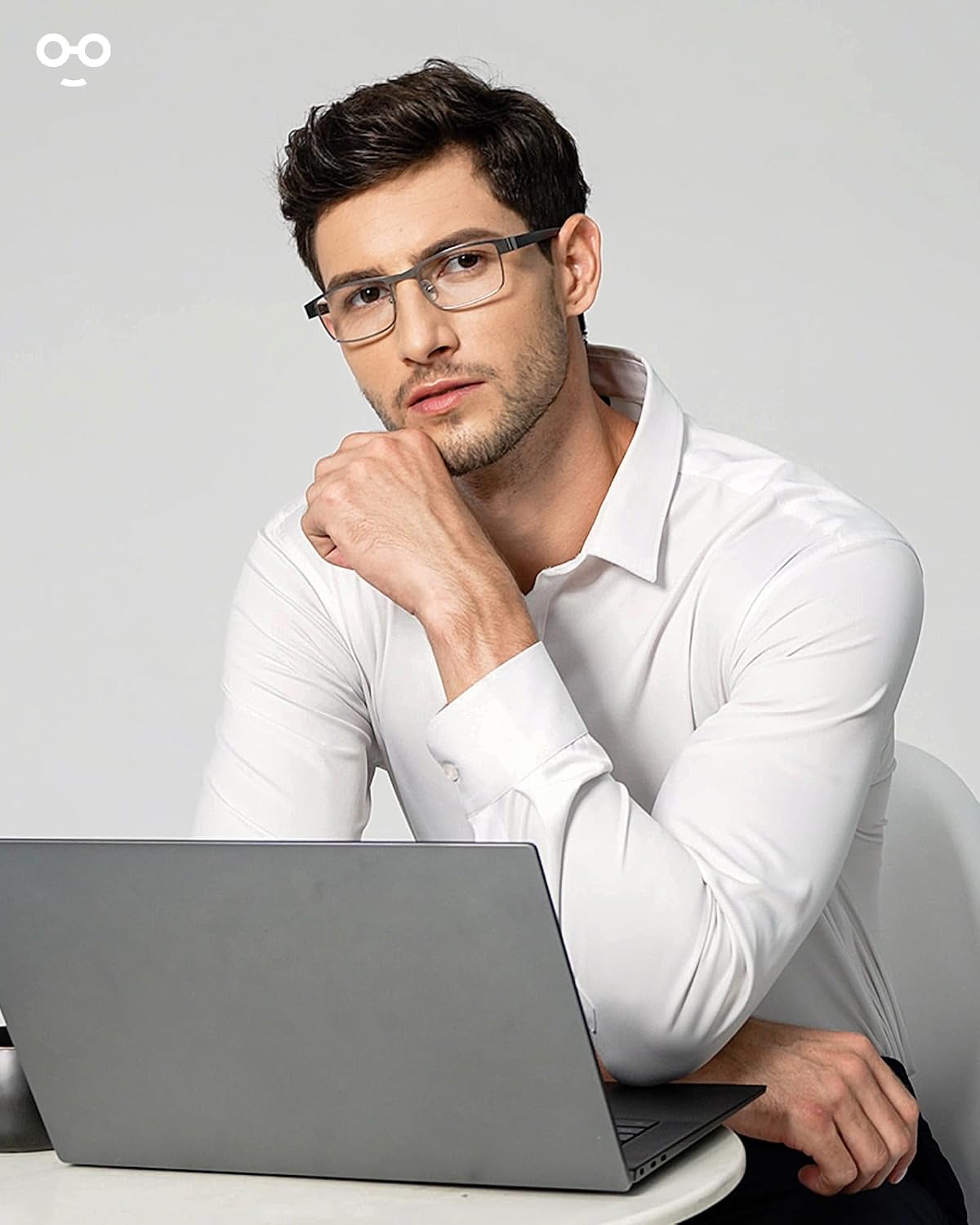 5PCS Reading Glasses Men - Blue Light Blocking Computer Metal Thin Frame Readers For Mens/Women（2.00）