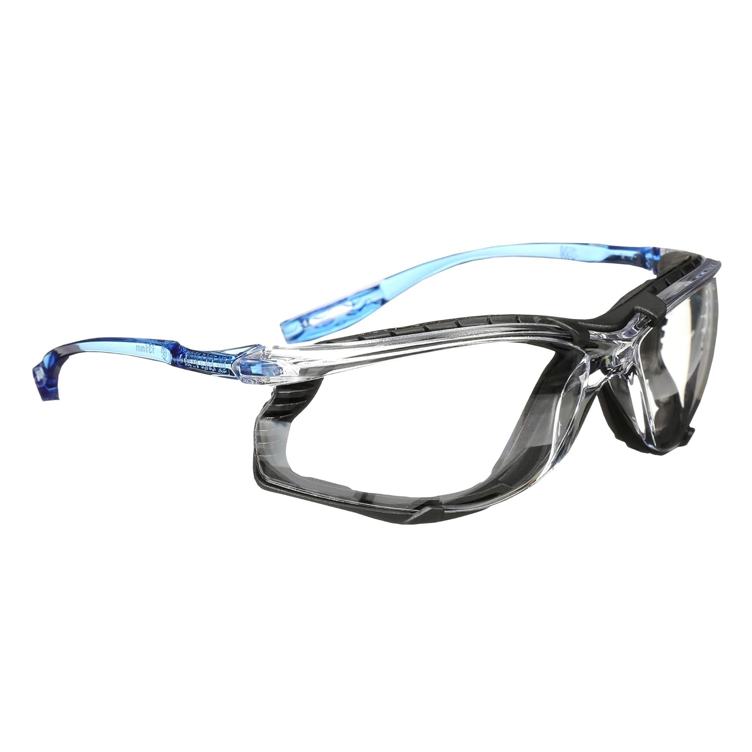 3M Safety Glasses  Virtua CCS  ANSI Z87  Anti-Fog  Clear Lens  Blue Frame  Corded Ear Plug Control System  Removable Foam Gasket