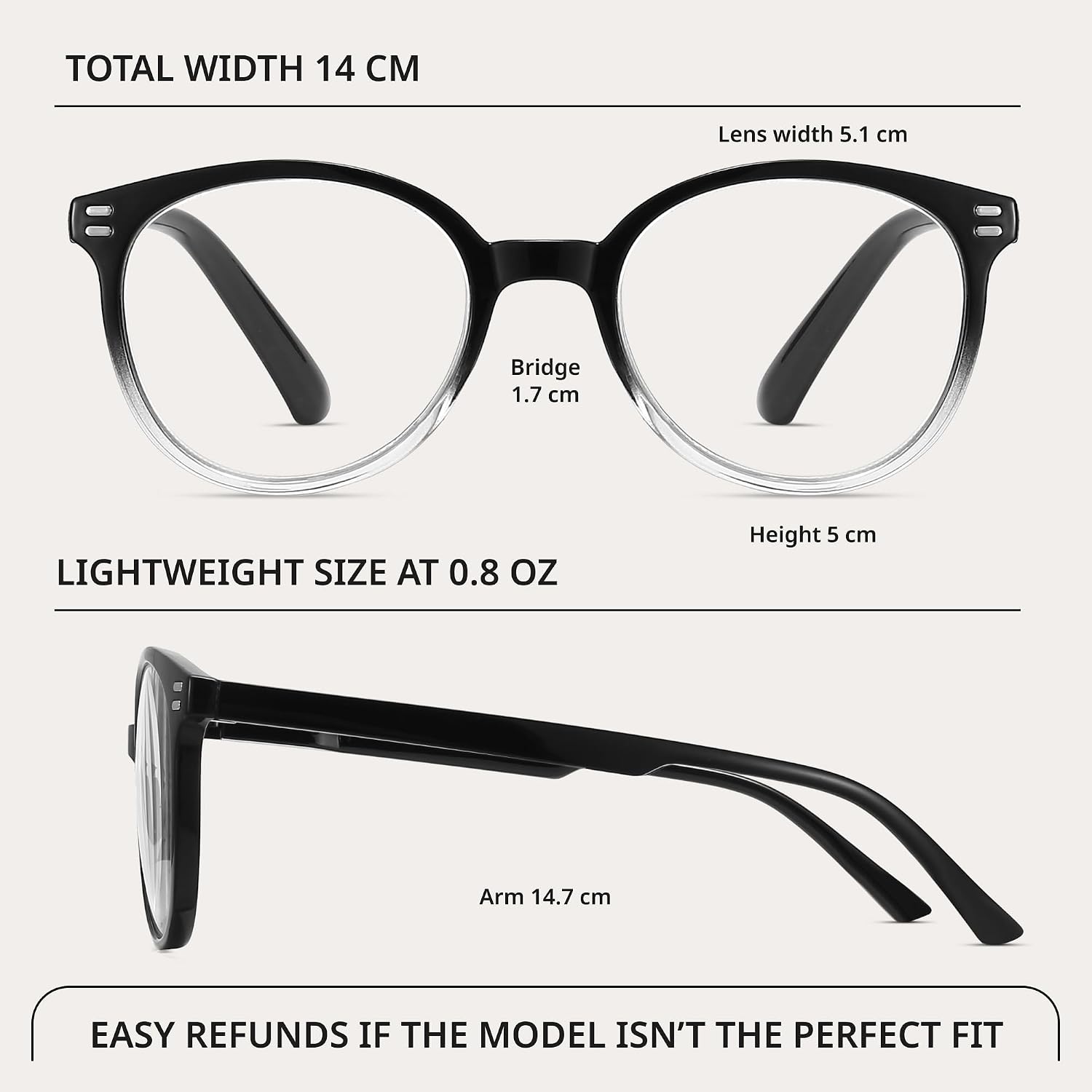 GIBLOGO Reading Glasses for Women/Men Eye Glasses Blue Light Reading Glasses Cheaters Eyeglasses