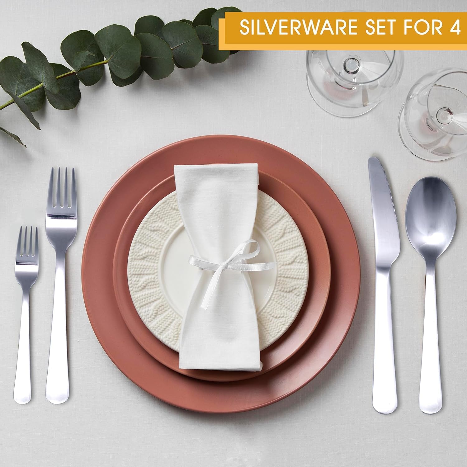 Set of 12 Stainless Steel Dessert Forks  6.3-Inch Silver Flatware  18/0 Dessert Forks for Home  Kitchen  Restaurant  Dishwasher Safe  Simple Design