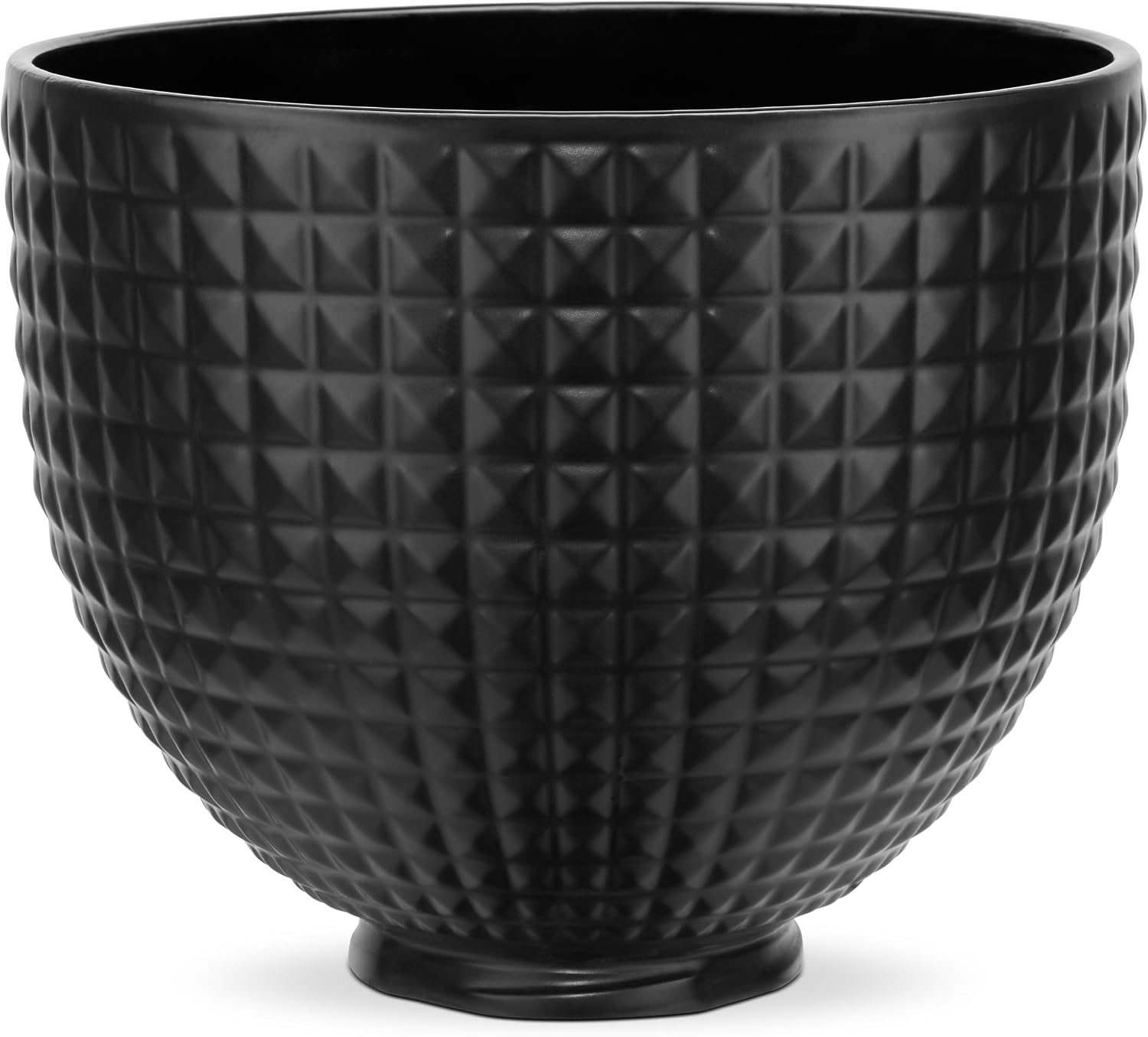 KitchenAid 5 Quart Black Studded Ceramic Bowl 4.5 or 5 Q Tilt-Head Stand Mixers  KSM2CB5LS