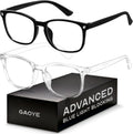 Blue Light Blocking Glasses - Fashion Square Eyeglasses  Anti UV Ray Computer Gaming Glasses Blue Blockers for Women/Men