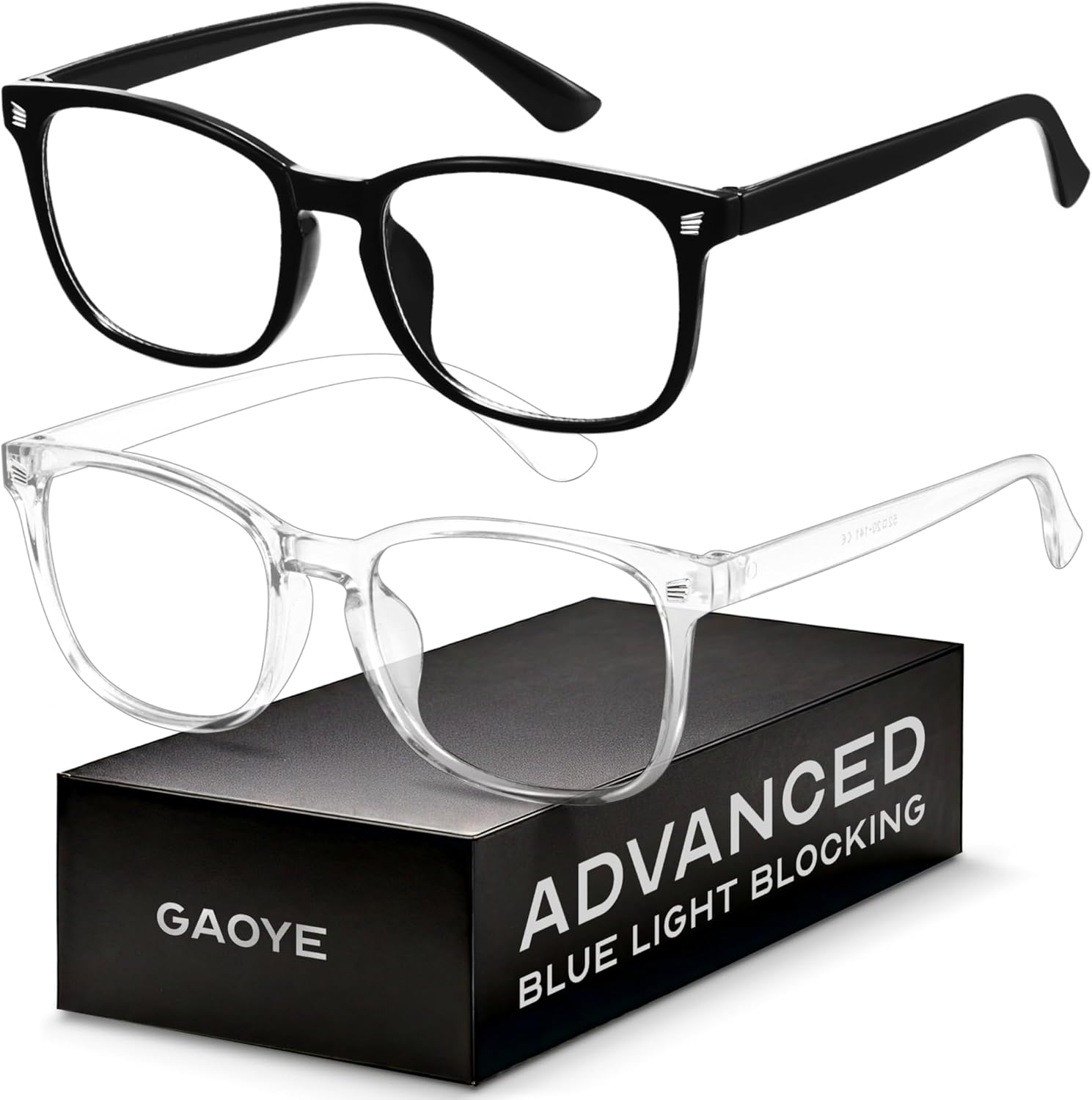 Blue Light Blocking Glasses - Fashion Square Eyeglasses  Anti UV Ray Computer Gaming Glasses Blue Blockers for Women/Men