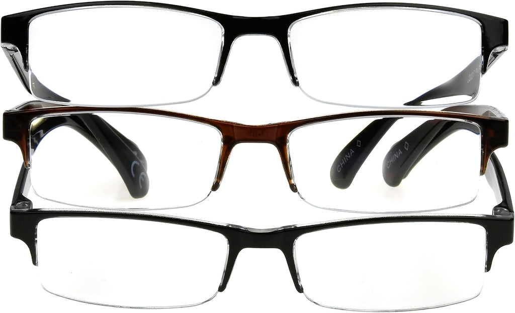 Foster Grant mens Pete Rectangular Reading Glasses