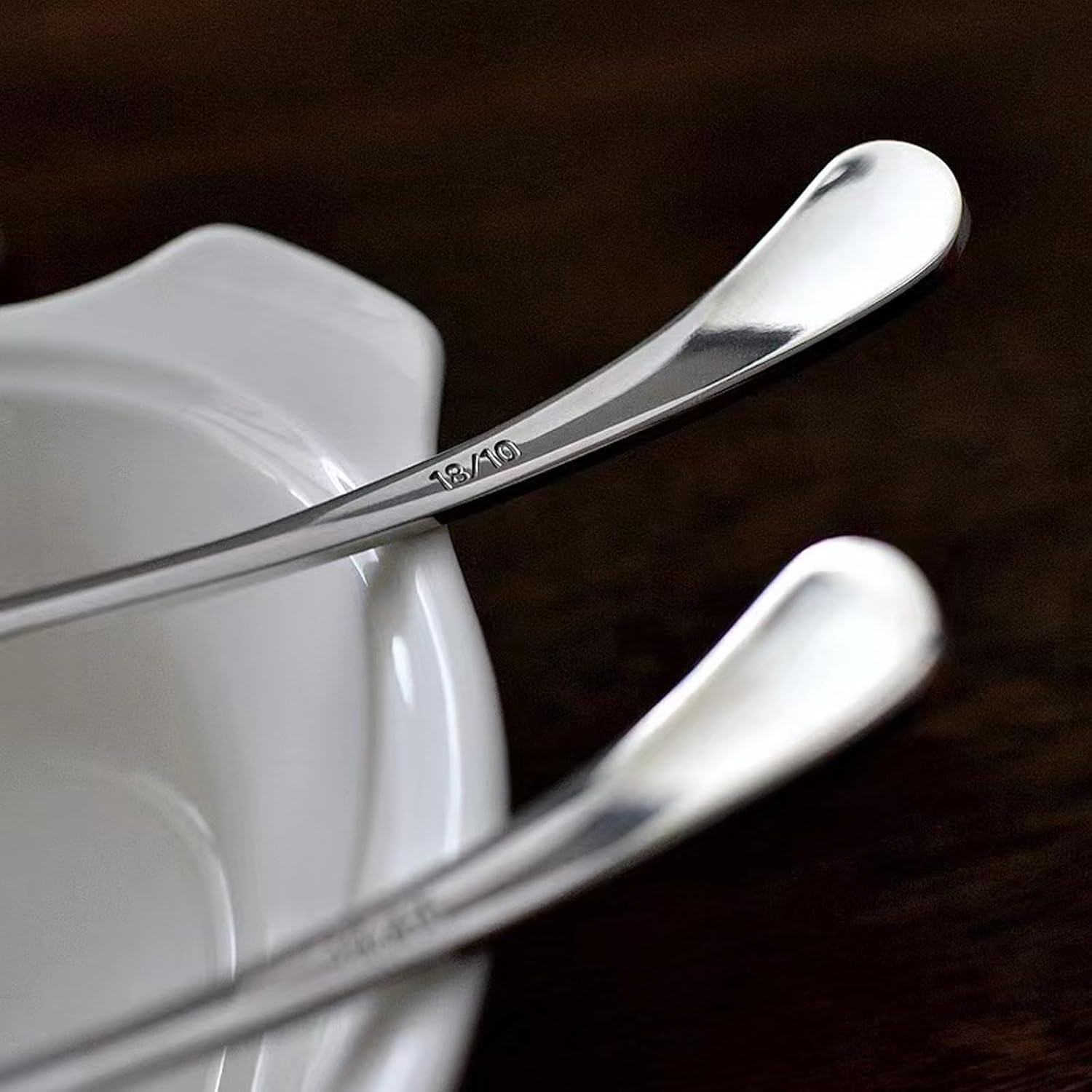 Small Ladle  Sauce - Gravy Ladle  7.9 Inch  18/10 Stainless Steel Small Gravy Soup Spoon for Spooning Gravies or Sauces  Set of 2(Silver）