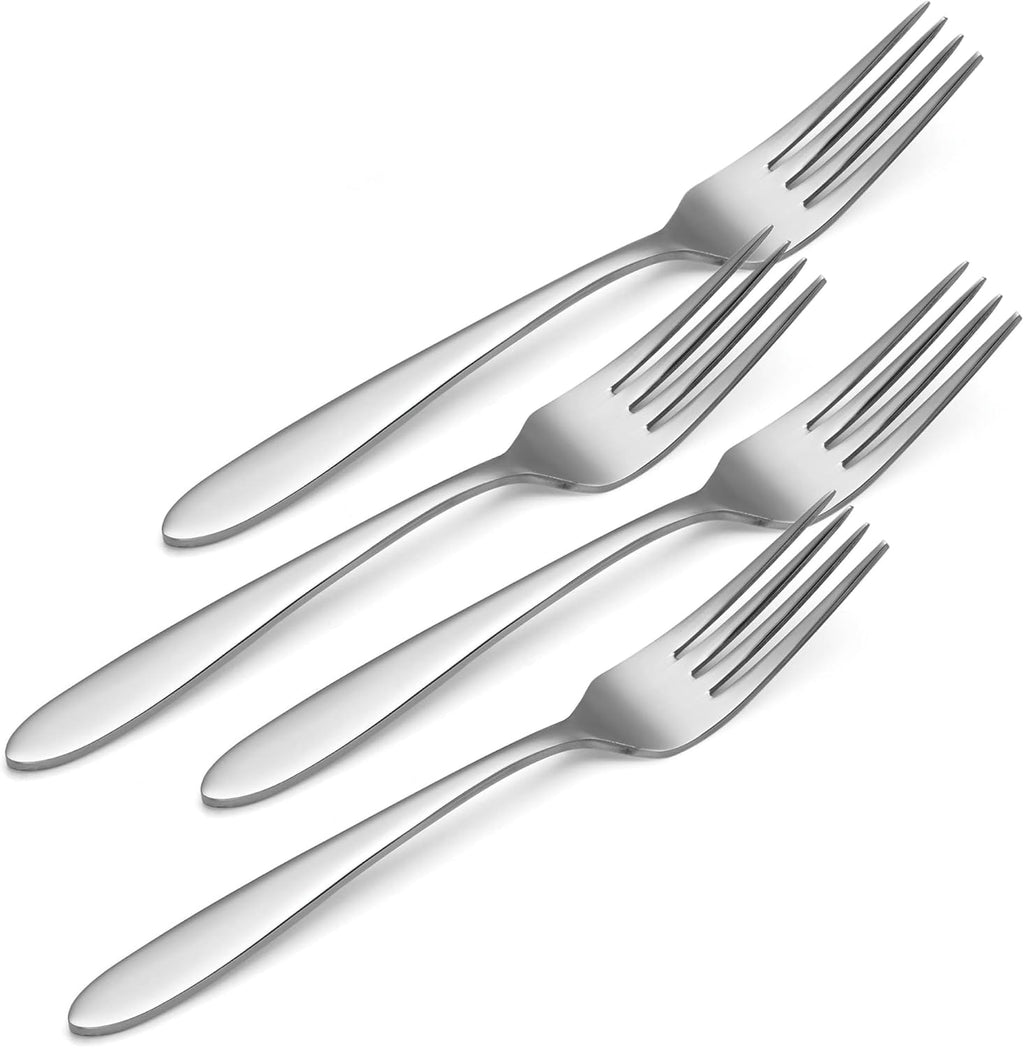 Oneida Mooncrest Dinner Forks  Set of 4 B336004A  Silver  Set of 4  Dinner Forks
