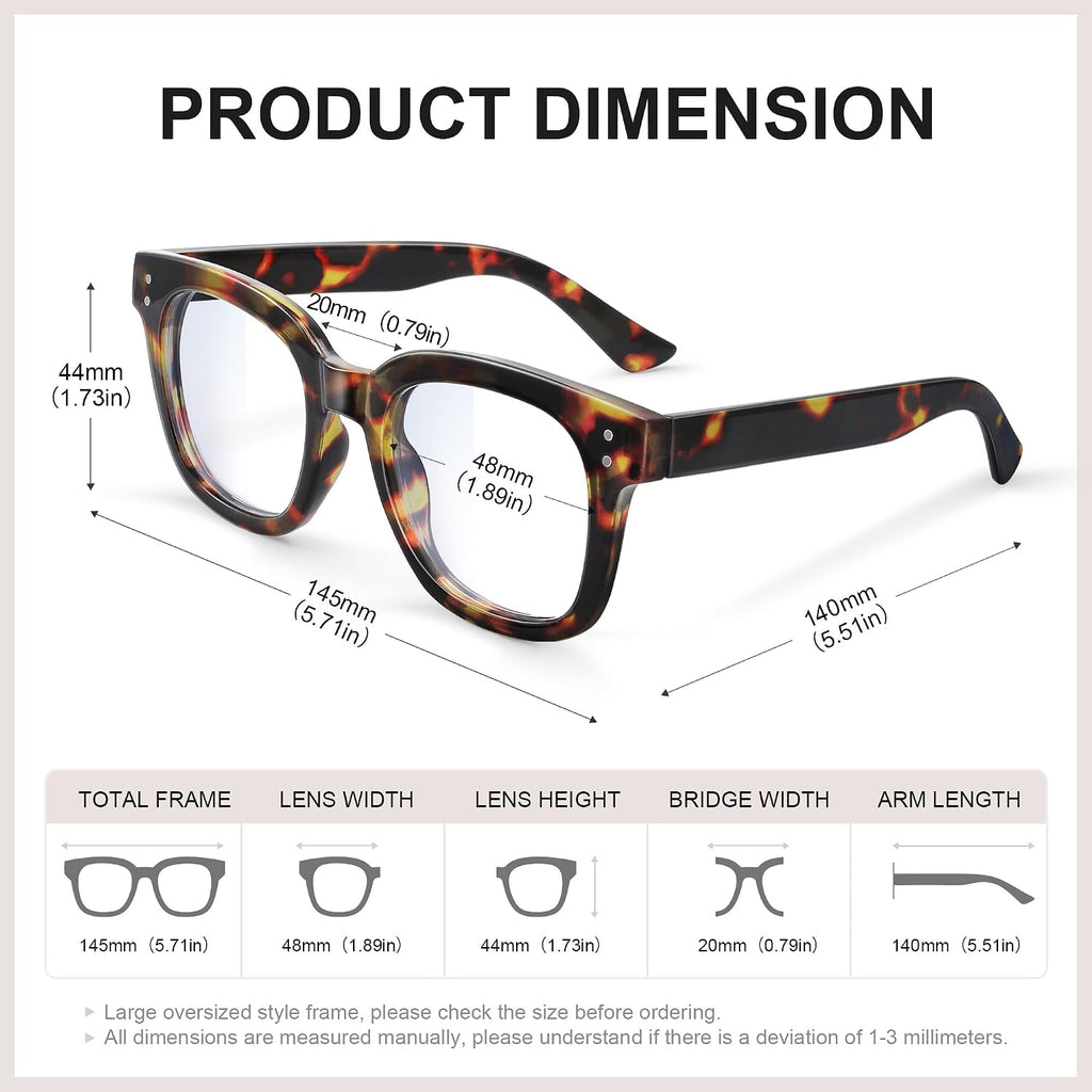 Blue Light Blocking Glasses For Woman/Men Computer Glasses Anti Eyestrain & UV Protection Eyeglasses