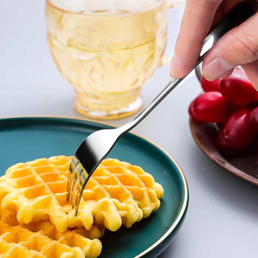 Dessert Forks Set of 12  5.5Inches  Stainless Steel Cocktail Fork  Appetizer Small Forks  Fruit Salad Fork for Party  Hotel  Restaurant，Dishwasher Safe