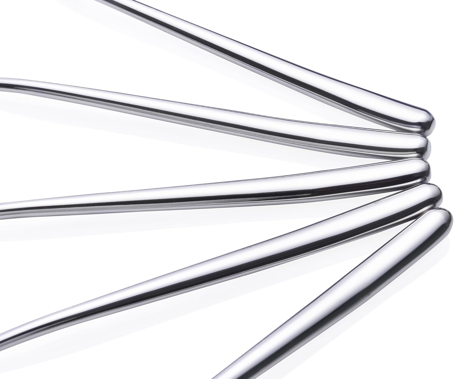 Stainless Steel Soup Spoons Long Handled Spoons Silver Pack of 5