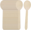 Disposable Wooden Spoons Wood Soup Spoons  6" Wooden Cutlery Spoon 100 Count Disposable Spoons Compostable Utensils for Hot Soup Milk Shake Salad