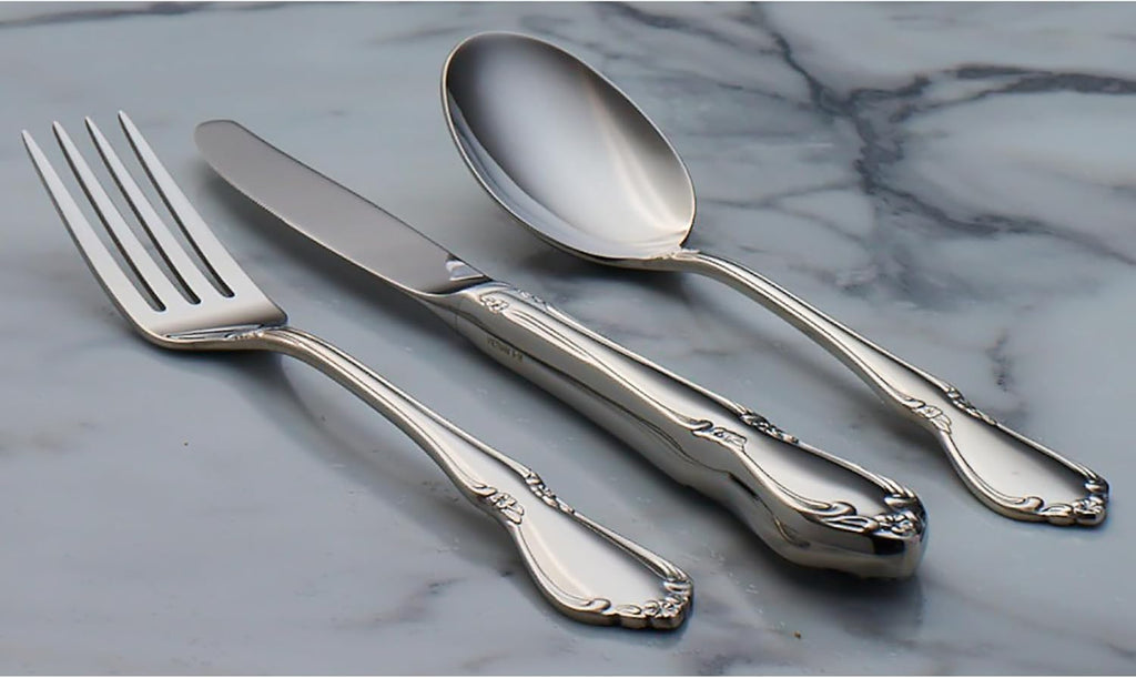 Oneida Chateau Fine Flatware Set  18/8 Stainless  Set of 4 Salad Forks