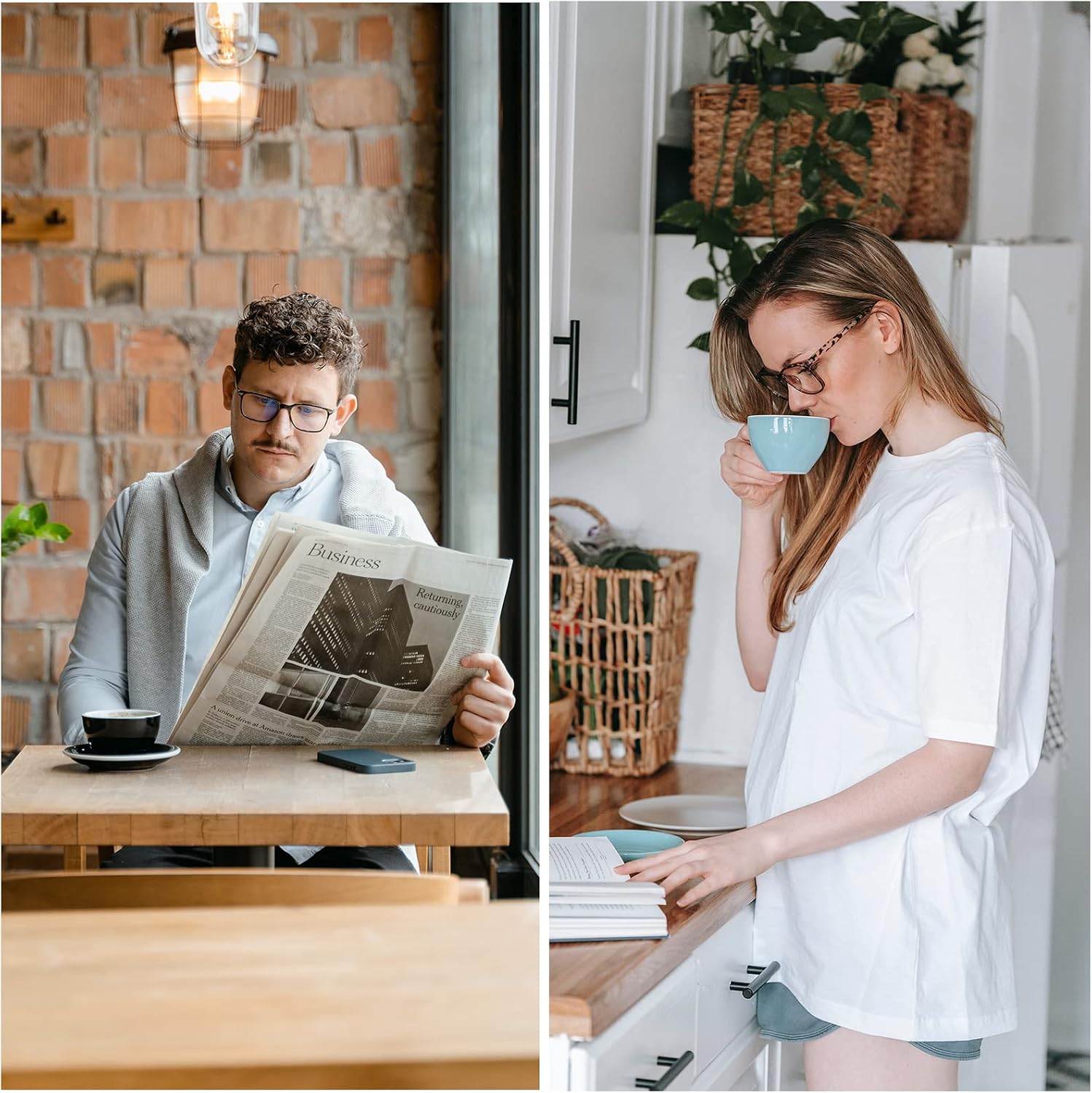 Blue Light Blocking Glasses for Women/Men Clear Frame Square Eyeglasses Computer Gaming Screen Glasses