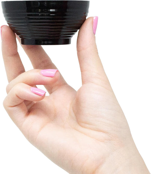 50 Pack 3 oz. Asian-Style Clear Mini Dessert Cups| Party Cups for Appetizer Bowls and Disposable Dessert Bowls | Mini Dessert Cup for Fancy Shooter Cups | CMJJ