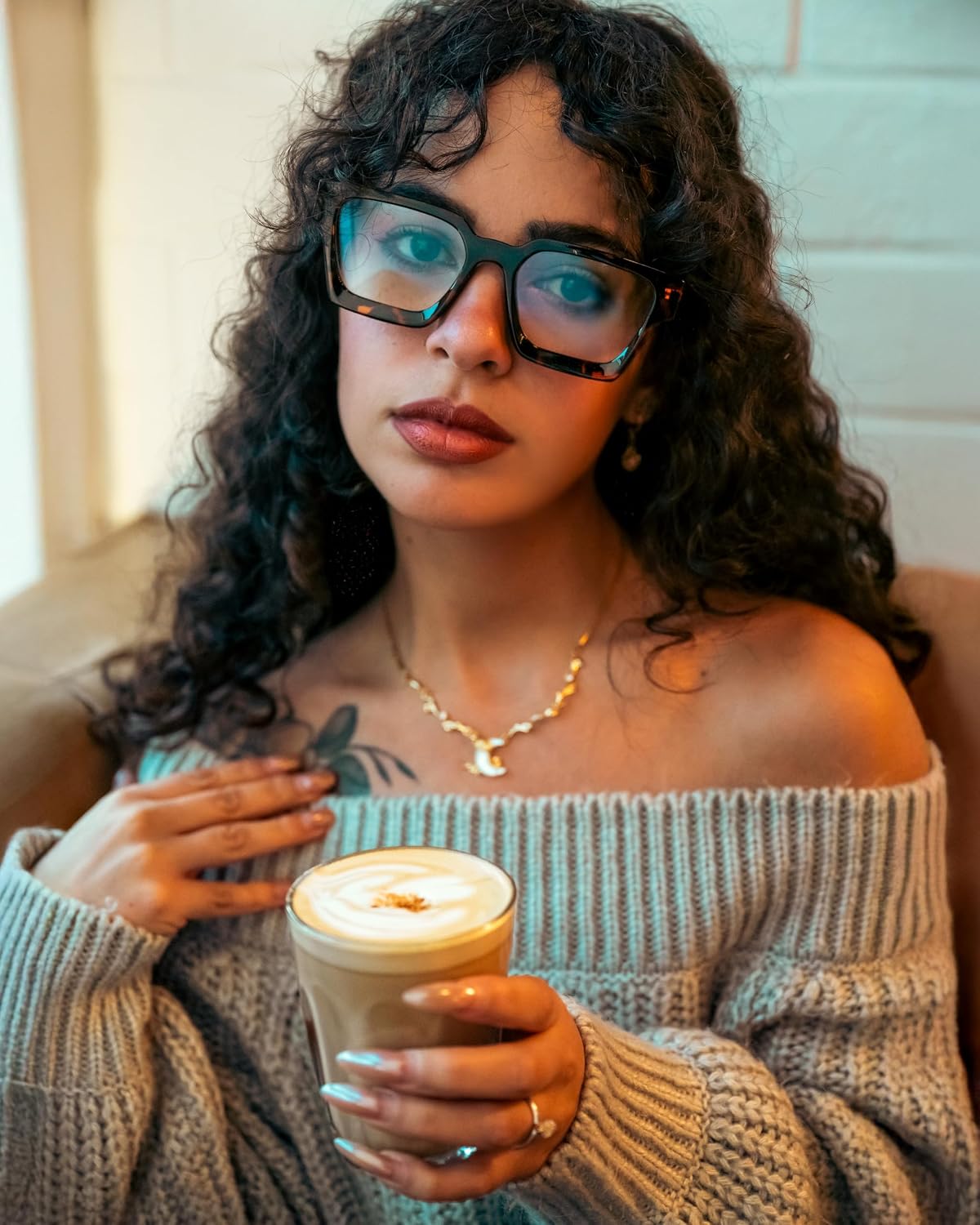 VISOONE Blue Light Blocking Glasses with TR90 Rectangle Frame and Chic Preppy Look for Women Men RIVER