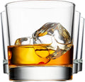 Godinger Old Fashioned Whiskey Glasses  Italian Made Drinking Glasses  Glass Cups  Whiskey Gifts - Set of 4