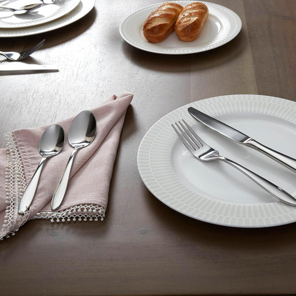 Oneida Mooncrest Dinner Forks  Set of 4 B336004A  Silver  Set of 4  Dinner Forks