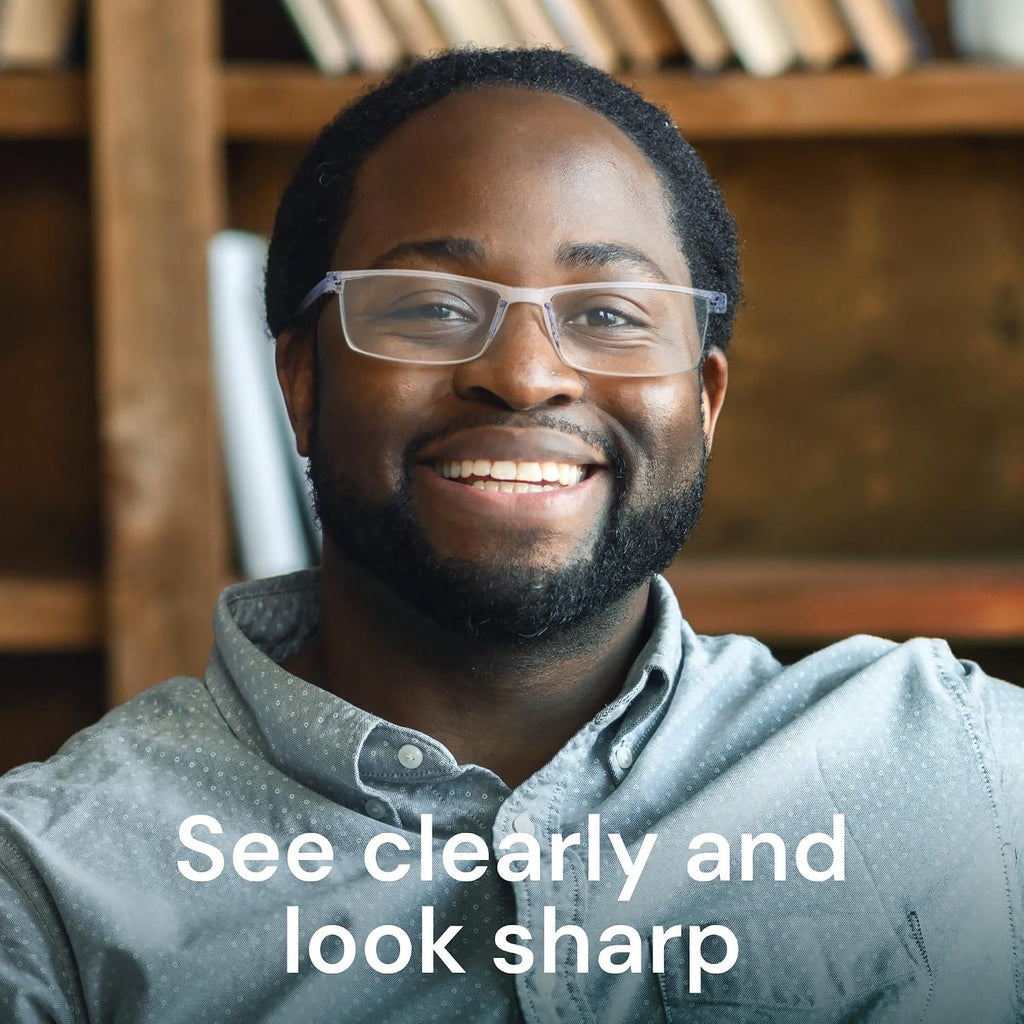 Gaoye 1.75 Executive Style Reading Glasses Men - Durable Readers with Blue Light Filtering- Comfortable Fit with TR90 Frames