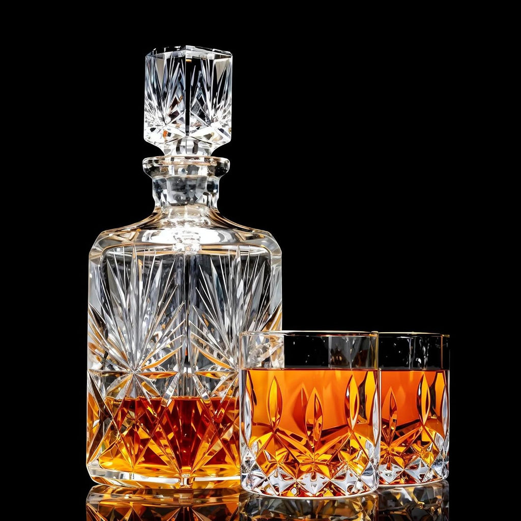Whiskey Glasses Set of 8  11 oz Crystal Old Fashioned Glasses  Buy 6 Get 2 Free  Perfect for Bourbon  Scotch  Vodka  Gift for Men  Women  Dad  Father