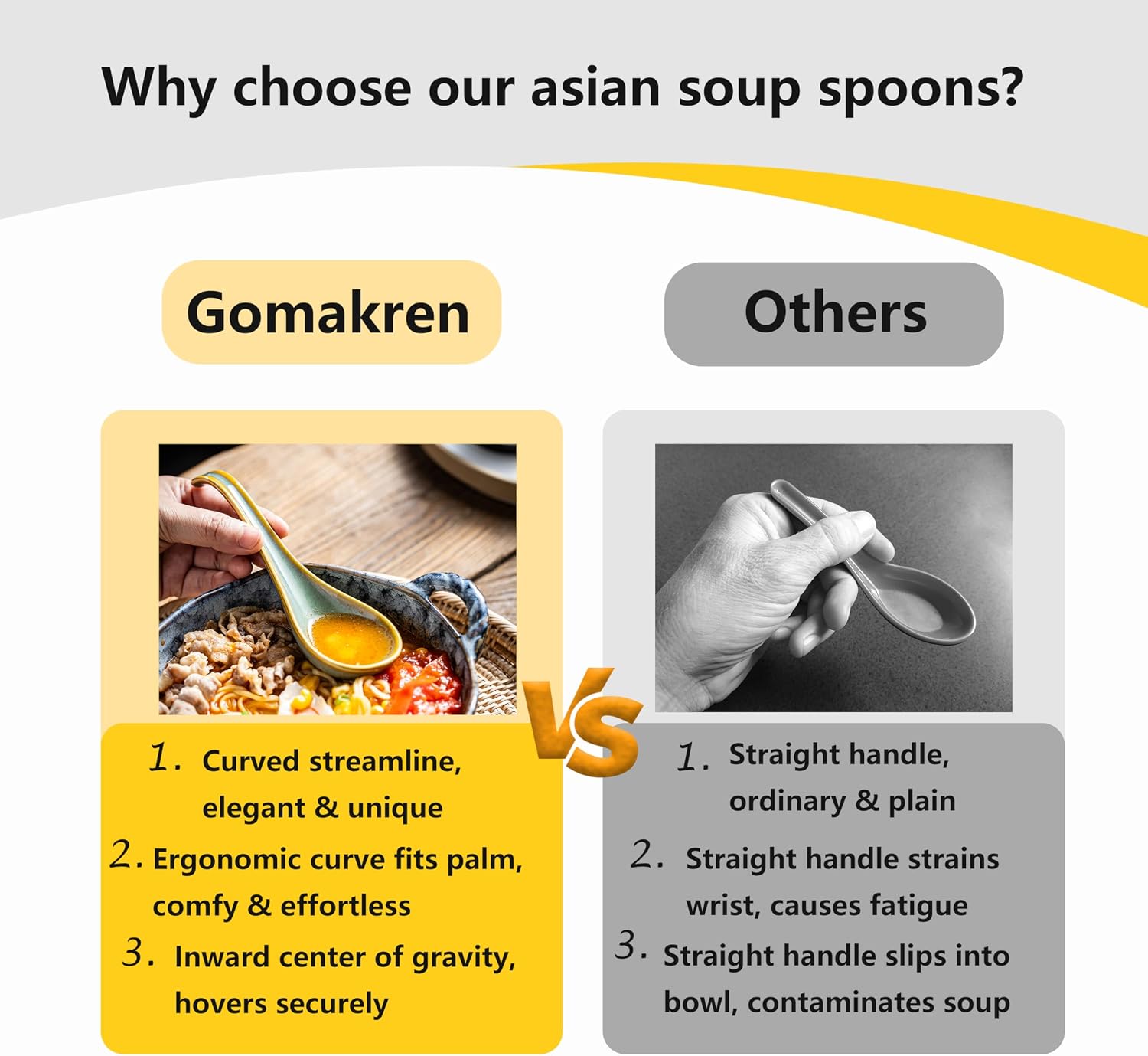 Gomakren Soup Spoons Set of 6  Asian Soup Spoons 6.5 Inch Ramen Spoons  Christmas Ceramic Chinese Spoon Set for Soup  Cereal  Pho  Noodles  Dumpling  Miso  Wonton  Dishwasher Safe  Blue-Green