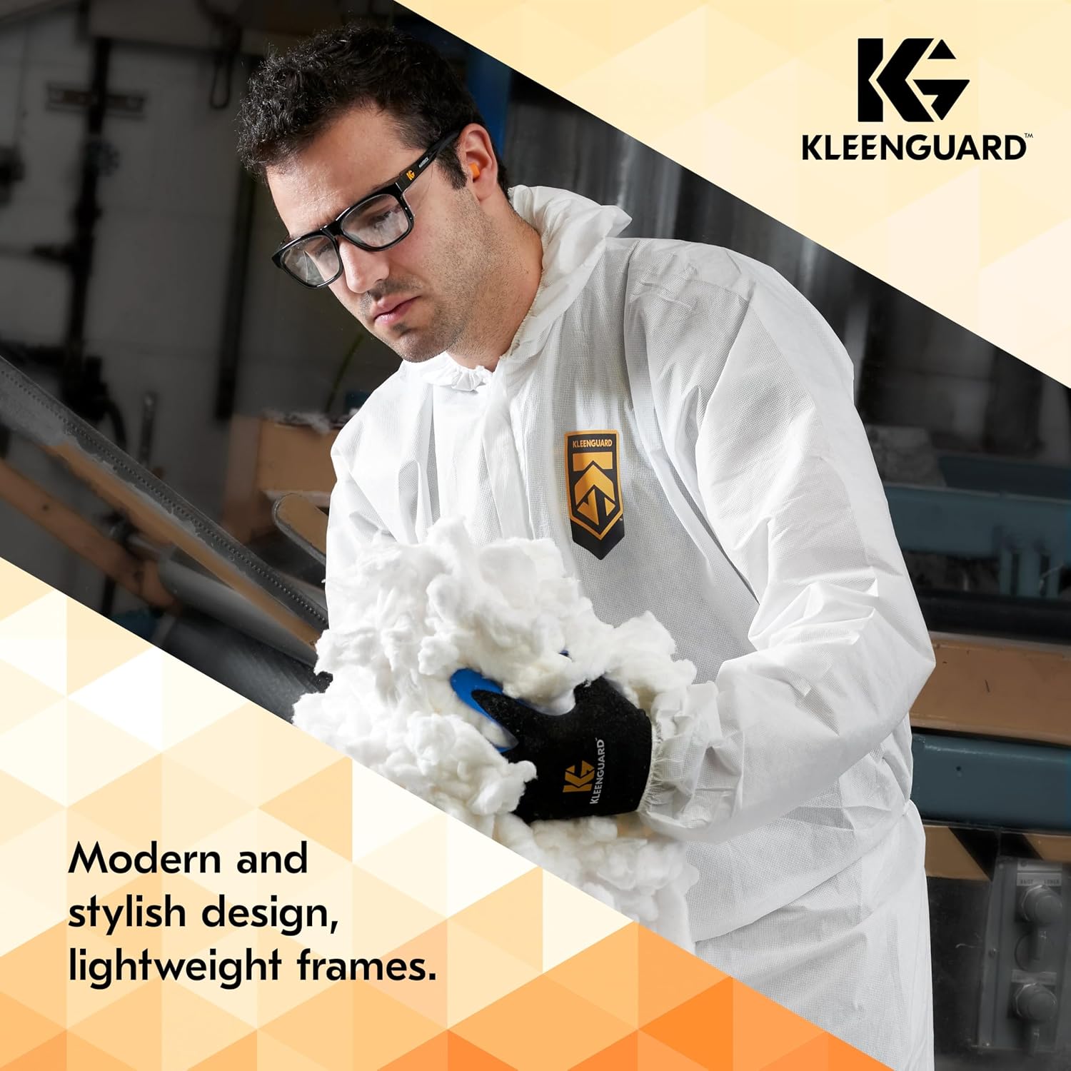 Kleenguard™ V30 Maverick™ Safety Glasses (56567)  Clear Lenses with KleenVision™ Anti-Fog coating  Black Frame  Carrying Case  Eyewear for Men and Women