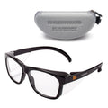 Kleenguard™ V30 Maverick™ Safety Glasses (56567)  Clear Lenses with KleenVision™ Anti-Fog coating  Black Frame  Carrying Case  Eyewear for Men and Women