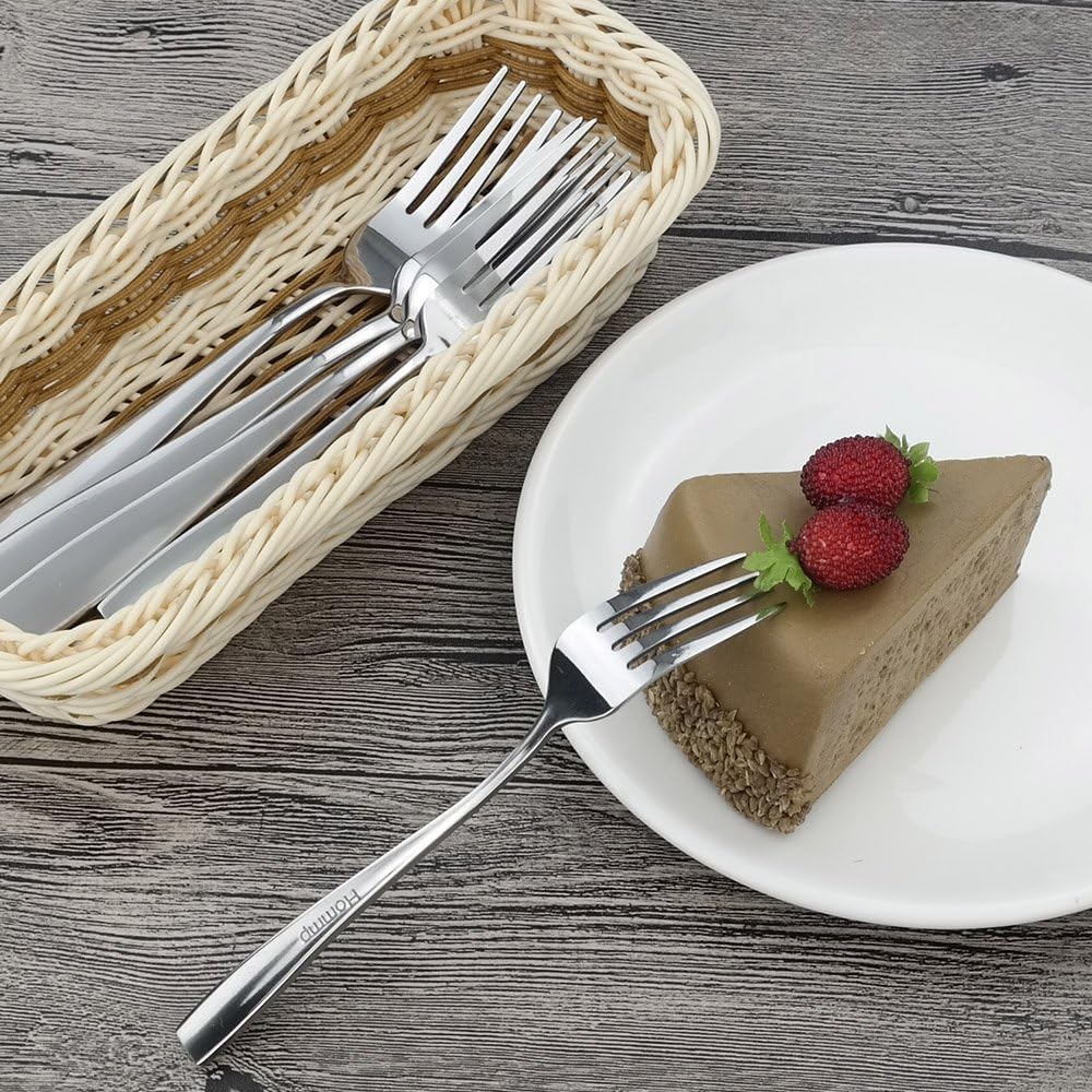 16-Piece Stainless Steel Salad Forks  Dessert Forks