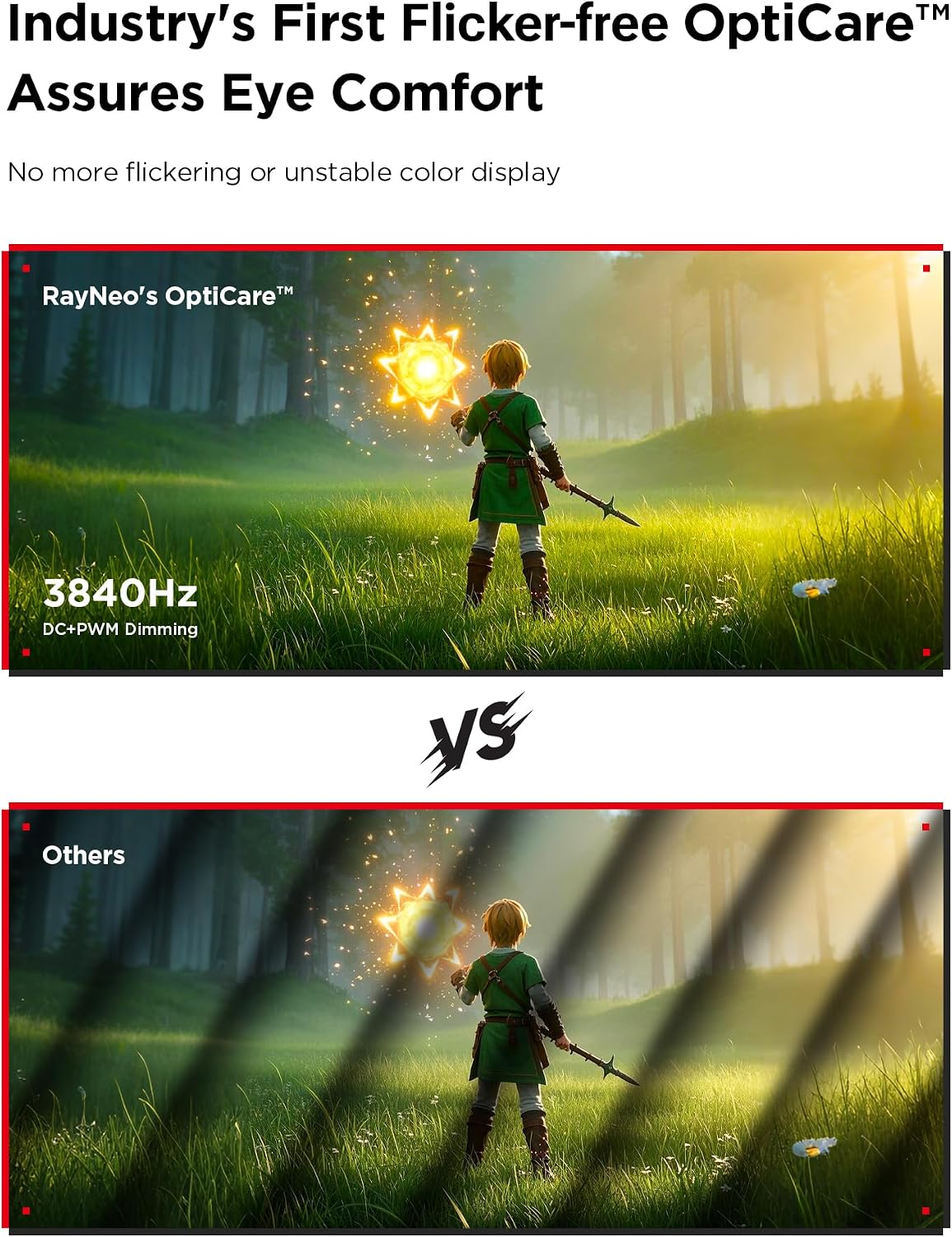 RayNeo Air 3s AR/XR Glasses - 201'' 120Hz HueView Video Display  Smart Gaming Glasses for iPhone 17 16 15/Android/Mac/Switch 2/PS5/SteamDeck-3S-Silver