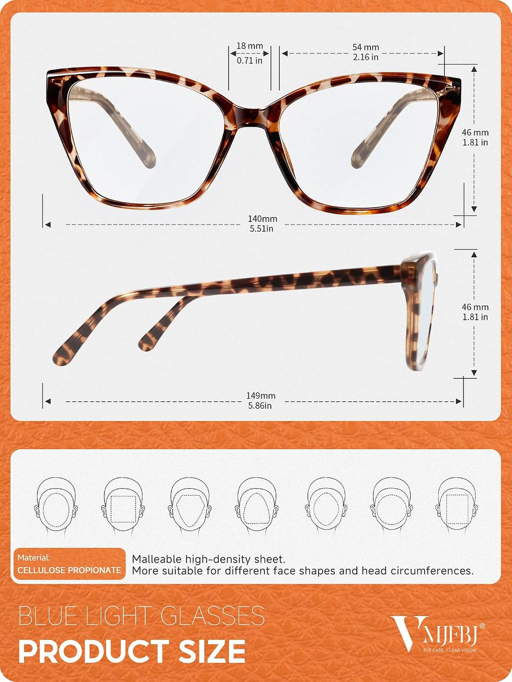 Blue Light Glasses for Woman  Fashion Cat Eye Anti Blue Light Blocking Glasses Women  TR90 Lightweight Computer Glasses for Gaming & Screen Use  Reduce Eye Strain & Improve Sleep Tortoise