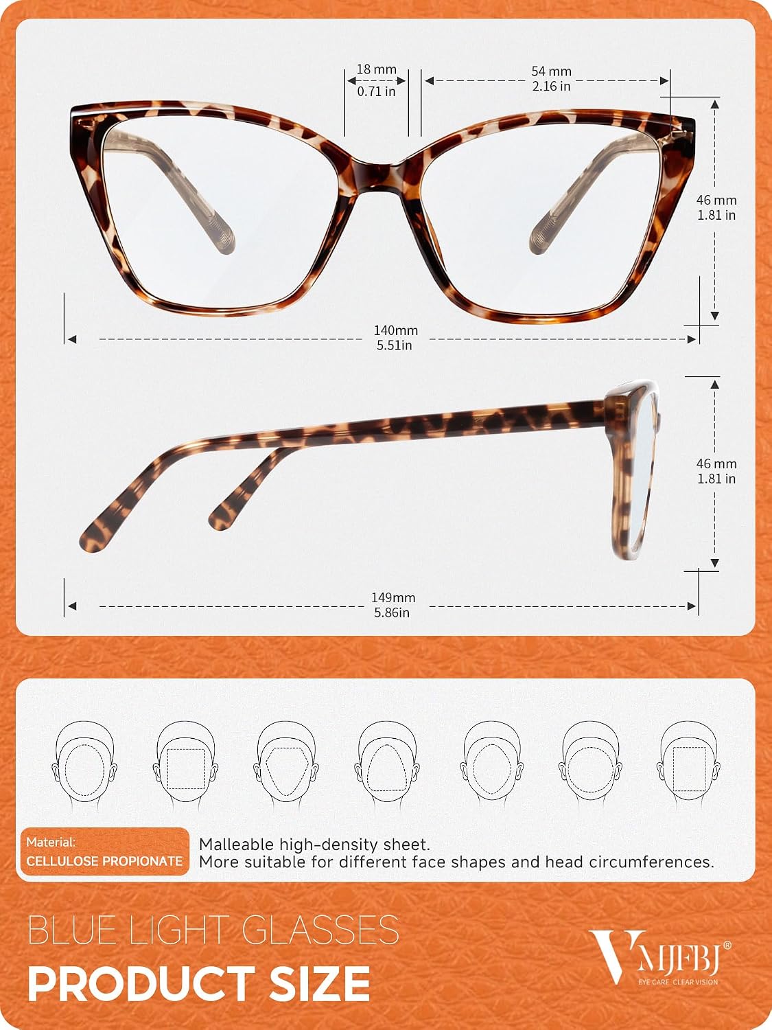 Blue Light Glasses for Woman  Fashion Cat Eye Anti Blue Light Blocking Glasses Women  TR90 Lightweight Computer Glasses for Gaming & Screen Use  Reduce Eye Strain & Improve Sleep Tortoise