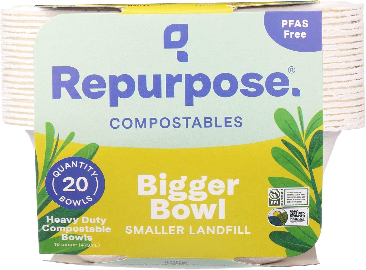 Repurpose  Eco-Bigger Bowls 16 Ounce  20 Count