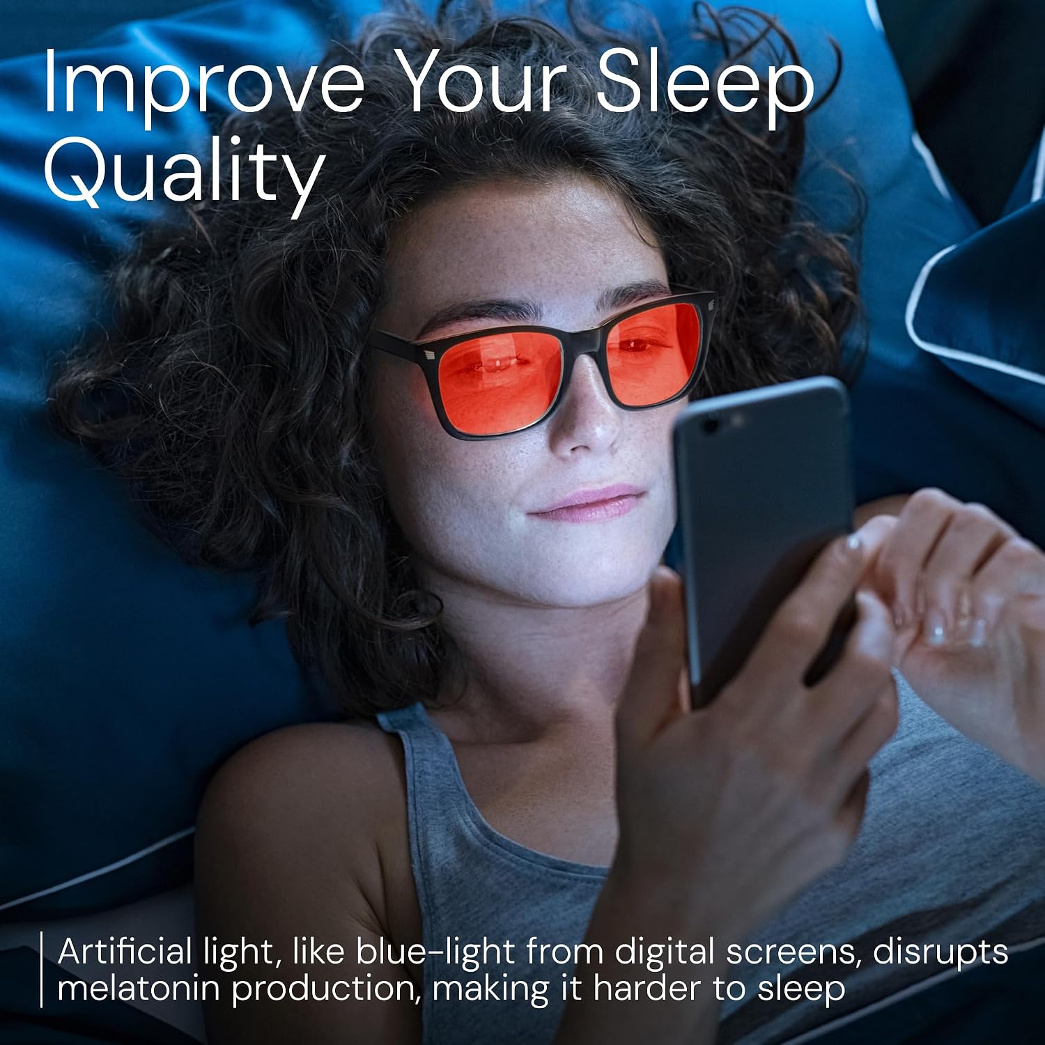 livho DreamGaze Blue Light Blocking Glasses for Better Sleep - Night Driving Premium Computer Blockers for Man and Woman