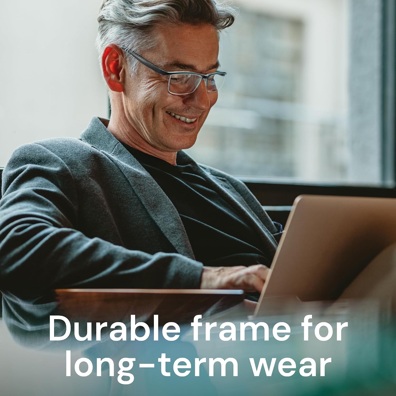 Gaoye 6 pack Executive Style Reading Glasses Men - Durable Readers with Blue Light Filtering - Comfortable Fit with TR90 Frames