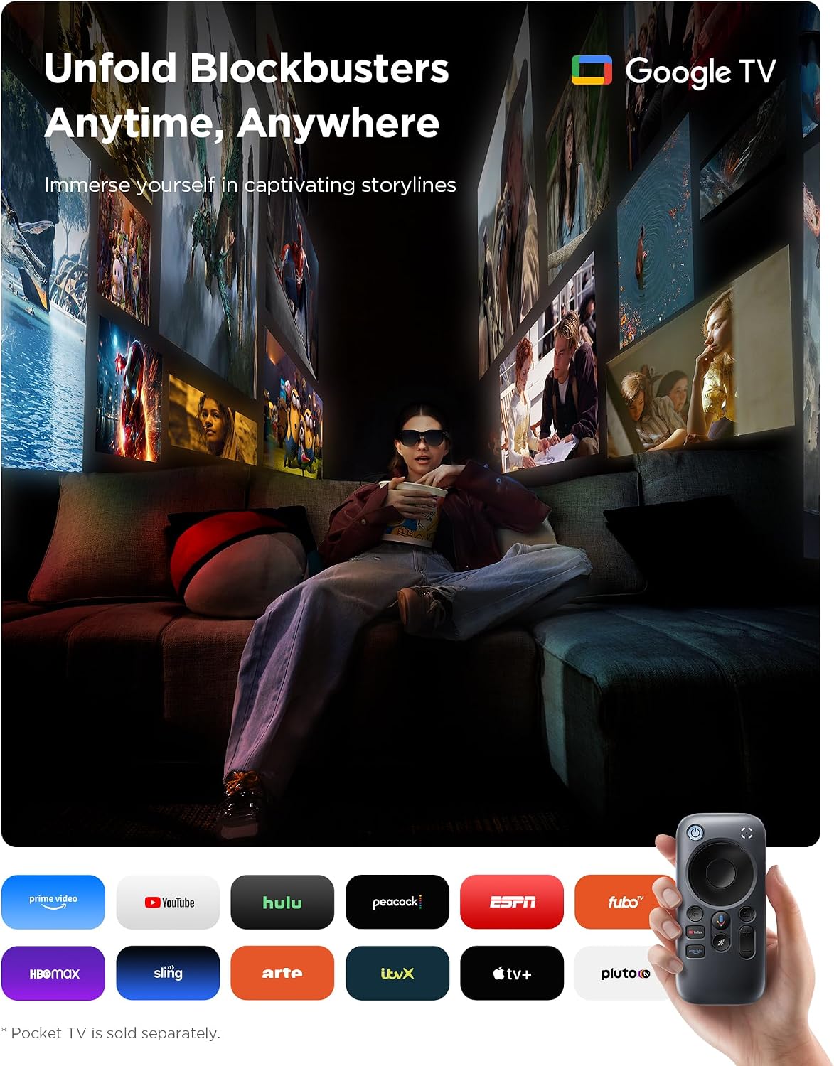 RayNeo Air 3s AR/XR Glasses - 201'' 120Hz HueView Video Display  Smart Gaming Glasses for iPhone 17 16 15/Android/Mac/Switch 2/PS5/SteamDeck-3S-Silver