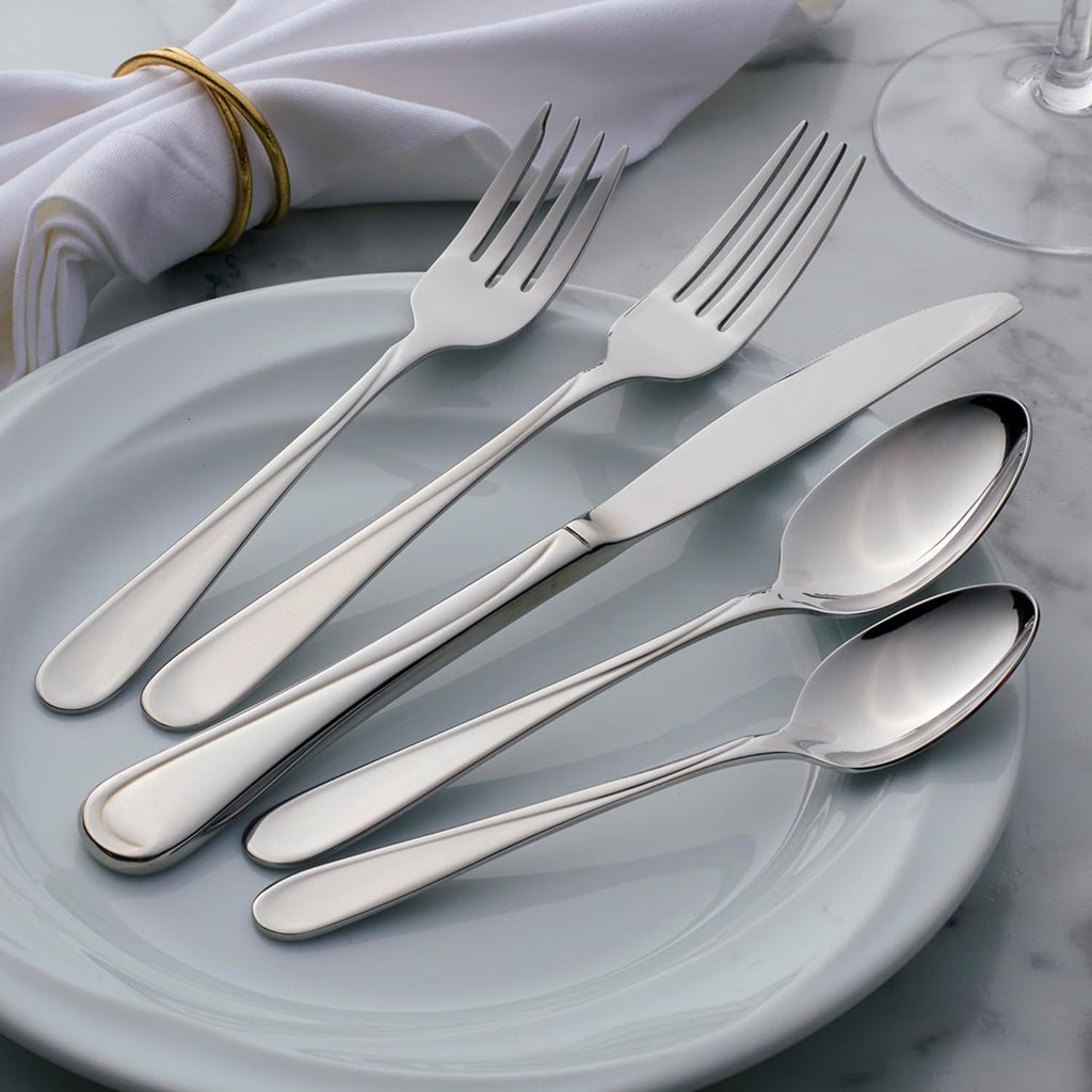 Oneida Flight Everyday Flatware Salad Forks  Set of 4