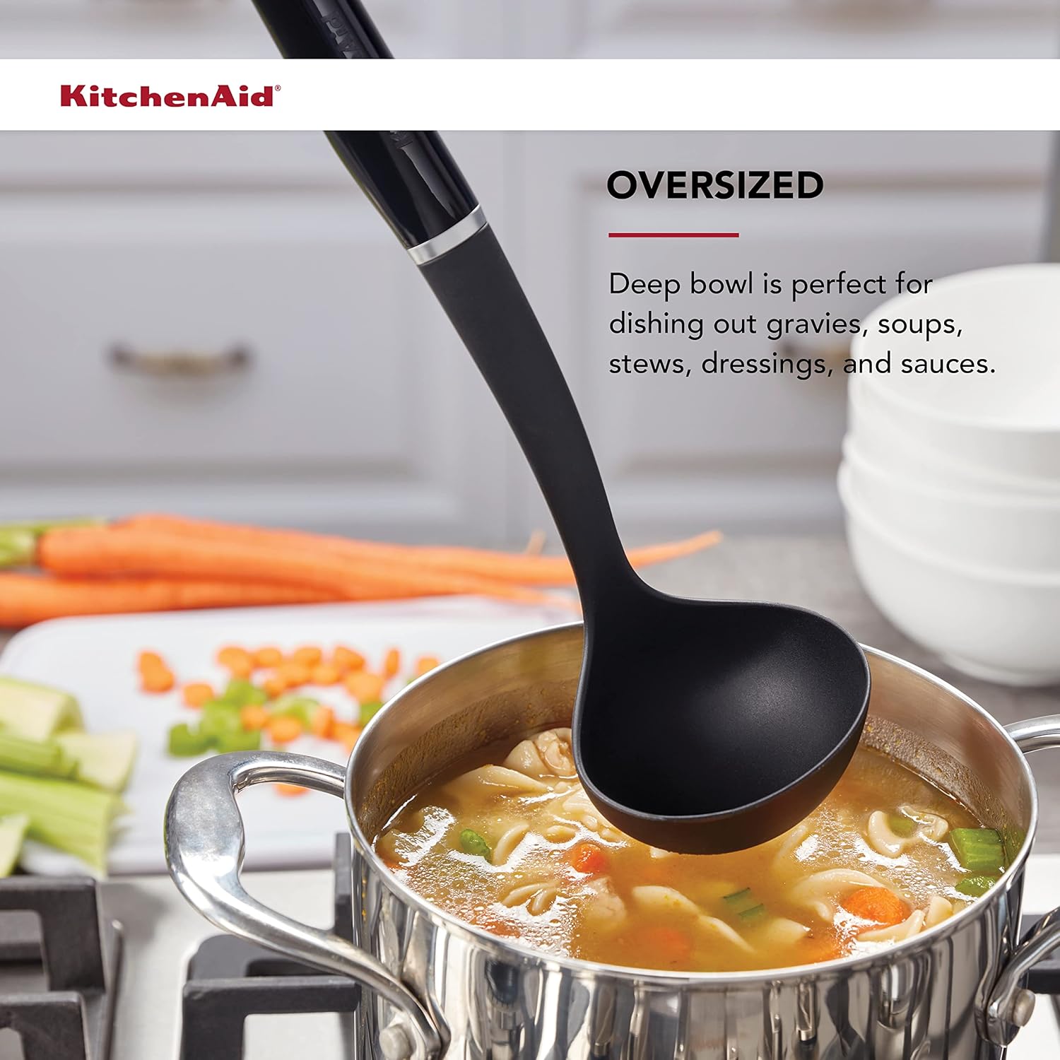 KitchenAid KE006OHOBA Classic Nylon Ladle