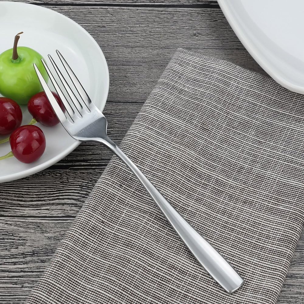16-Piece Stainless Steel Salad Forks  Dessert Forks