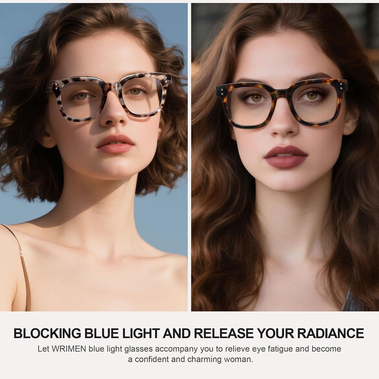 Blue Light Blocking Glasses For Woman/Men Computer Glasses Anti Eyestrain & UV Protection Eyeglasses